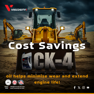 Viscosity 1’s CK-4 oil provides excellent protection against corrosion